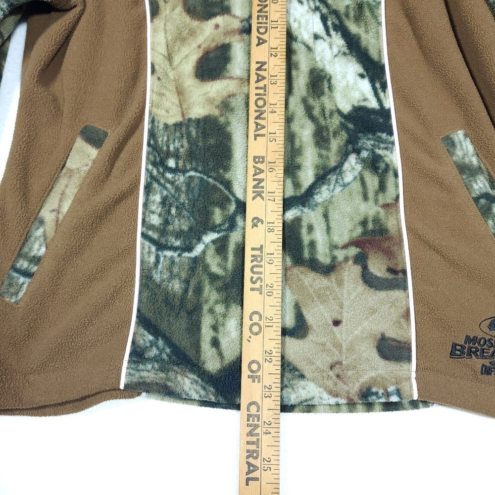 Mossy Oak BREAK-UP INFINITY Camo Fleece Pullover Jacket Women's Medium 1/4 Zip - Picture 9 of 13